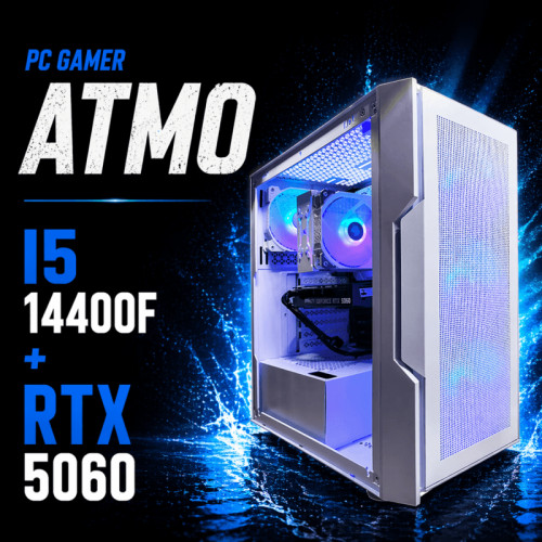 PC Gamer Atmosphere - Intel i5 14400F + RTX 5060-16Go RAM -1To SSD