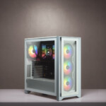 pc gamer CORSAIR iCUE 4000X RGB Blanc