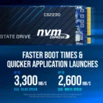 ssd PNY 500Go M.2 NVME CS 2230