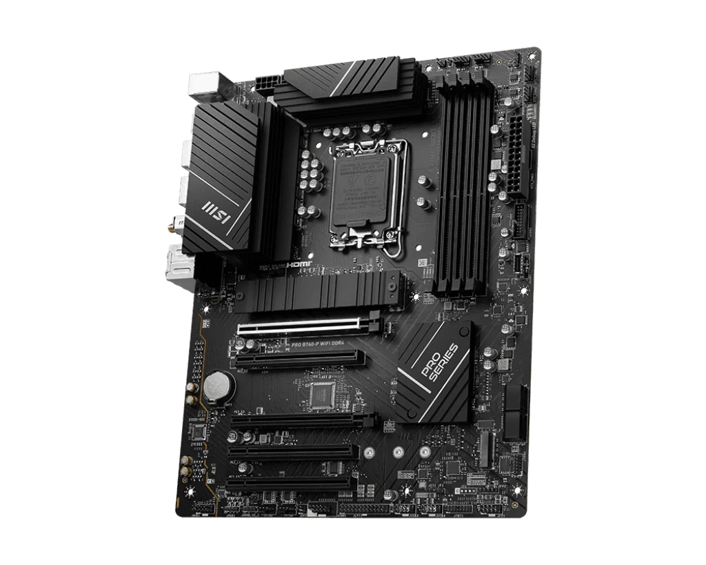 carte mère MSI PRO B760-P WIFI DDR4 – vue 2