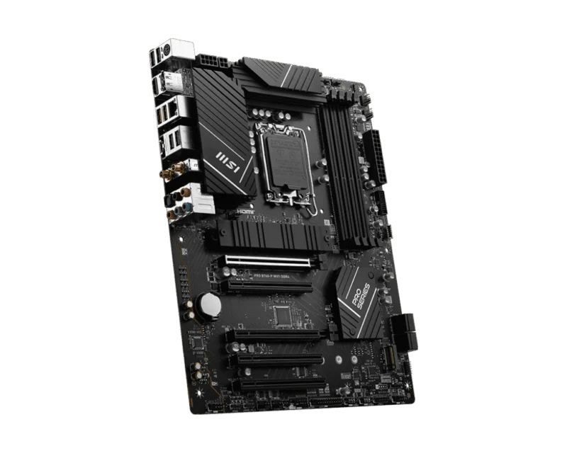 carte mère MSI PRO B760-P WIFI DDR4 – vue 3