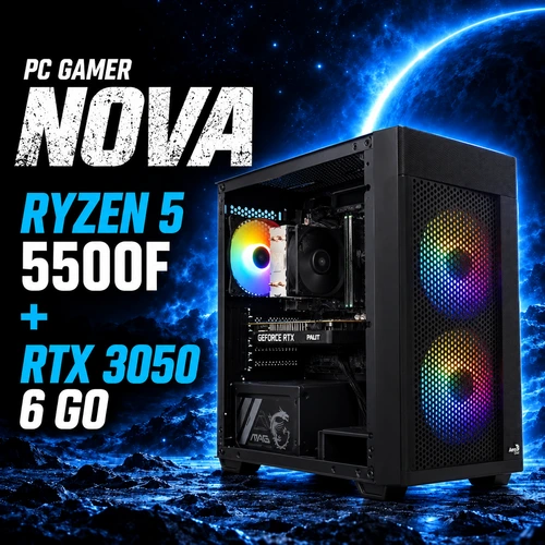 pc gamer Nova – Ryzen 5 / RTX 3050 pc gamer Nova – Ryzen 5 / RTX 3050