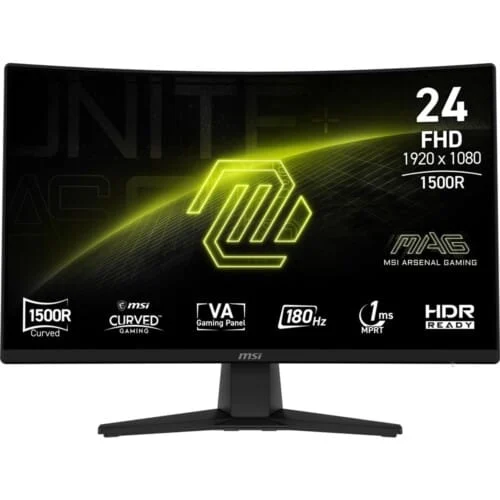 écran pc MSI MAG 242C 24" 180HZ Incurvé