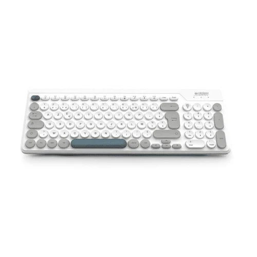 ONLEE Color Clavier compact sans fil 2.4Ghz Blanc