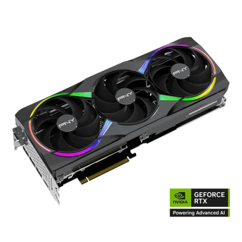 carte graphique PNY RTX 5080 16GB Overclocked Triple Fan – vue 2