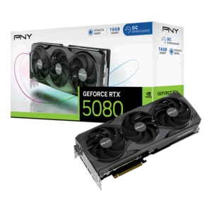 carte graphique PNY RTX 5080 16GB Overclocked Triple Fan