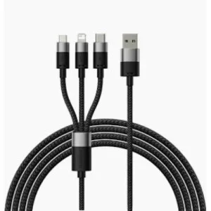 Câble 3 en 1 : USB A à USB C - Lightning - Micro USB Baseus