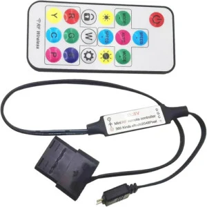 Contrôleur ARGB 3 broches 5v Molex avec télécommande