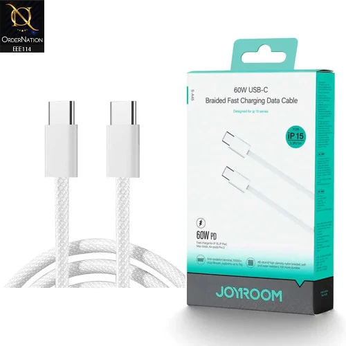 Câble charge rapide Joyroom 60w 2m BLANC