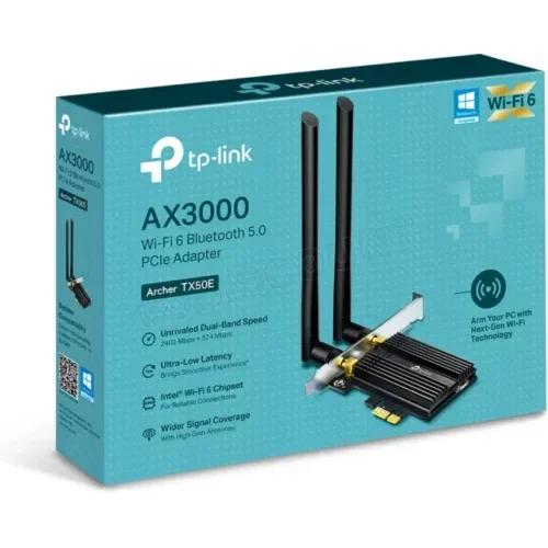 tp LINK TX50E AX3000 carte wifi et bluetooth PCIE