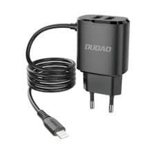 câble Chargeur 15w lightning + 2 ports dudao