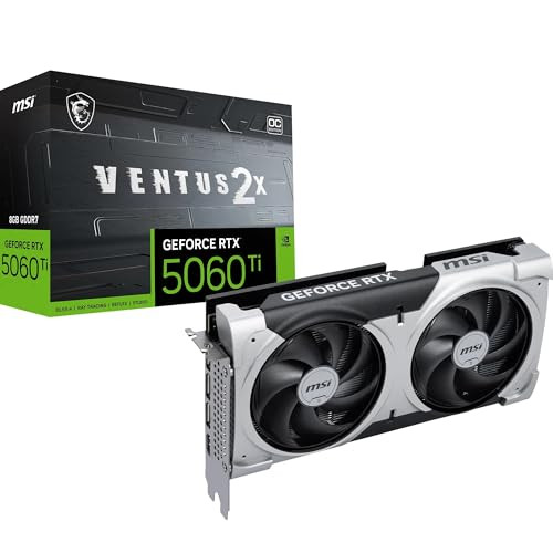 Carte Graphique Nvidia Msi RTX 5060Ti 8Go Ventus 2X OC