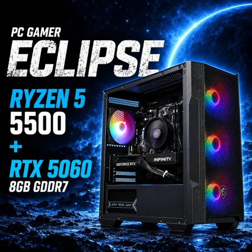 pc gamer Eclipse – Ryzen 5 / RTX 5060